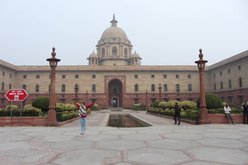 11.01.2015 New Delhi Students of Hindi group and teachers of RUSH and Moscow State University visited the Rashtrapati Bhavan or President's Palace in New Delhi.
