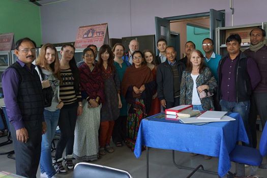 31, January, 2015. Meeting RSUH and MSU students and teachers with the Department of Antropology, Gauhati University