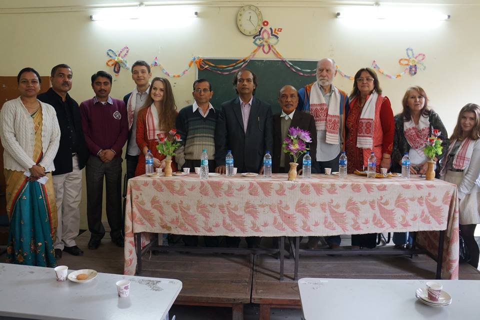 31, January, 2015. Meeting RSUH and MSU students and teachers with the Hindi Department of Guwahati University